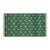 Handmade Cotton Forest Green Diamond Runner, Green and White -3'x12' For Sale
