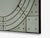Art Deco Style, Antique Glass, Painted Wood, Square Venetian Wall Mirror For Sale - Image 9 of 10