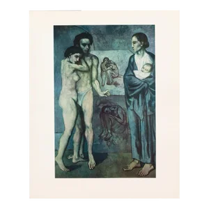 1952 After Pablo Picasso "La Vie", Period Full-Color Print