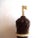 An antique French treen needle case in carved rosewood in the shape of a parasol or umbrella. Screw cap. 4" by 3/4". 19th-...