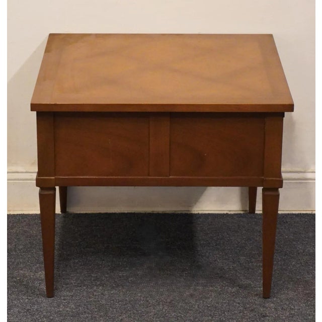 American of Martinsville Italian Mediterranean Style 26" Accent End Table For Sale - Image 10 of 12