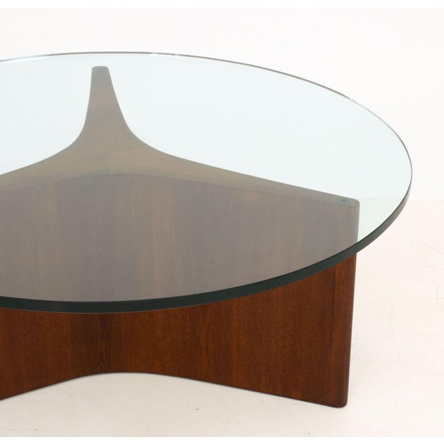 Danish Modern Walnut Coffee Table For Sale In New York - Image 6 of 6