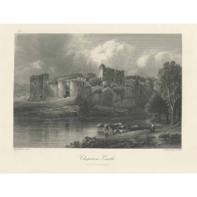 After Edmund Morison Wimperis, Chepstow Castle on the Wye, 1876, Engraving For Sale - Image 9 of 9