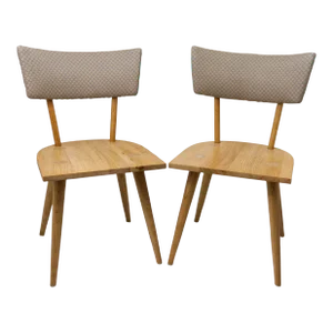 Paul McCobb Style Mid Century Modern Accent Chairs a Pair