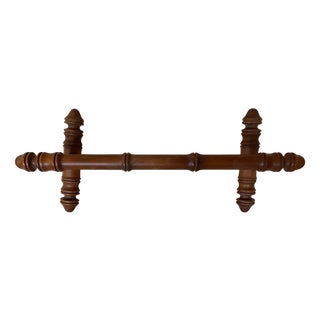 Faux Bamboo Towel Holder, 1940s For Sale