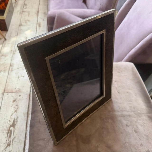 1970s Mid-Century Modern High Quality Italian Picture Frame For Sale - Image 12 of 13