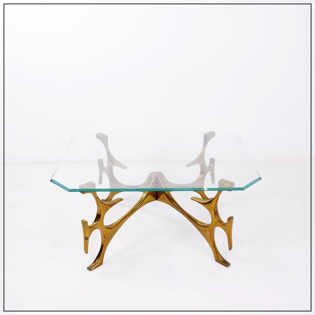 Sculptural Coffee Table in the style of Fred Brouard For Sale - Image 14 of 14