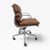Herman Miller Eames for Herman Miller Aluminum Group Soft Pad Management Chair - Brown Leather For Sale - Image 4 of 10