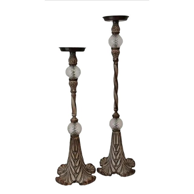 Vintage John-Richard Floor Torchières - A Pair For Sale - Image 12 of 12