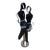 Vintage Raymond Karpuska Sculpture Modernist Figural Post-Modern Seated Lovers For Sale