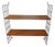 Vintage String Shelf in Walnut, 1960s For Sale