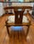 A stunning mid-century James Mont style solid wood horseshoe Asian-inspired lounge chair made by Schnadig Furniture in...