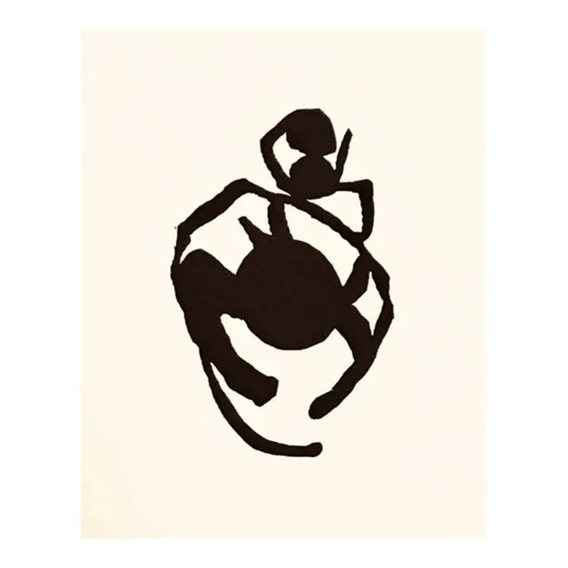 Jean Arp Woodcut Untitled B8 Published 1982 For Sale