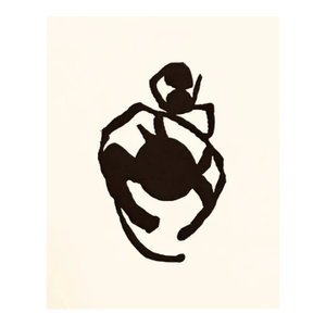 Jean Arp Woodcut Untitled B8 Published 1982