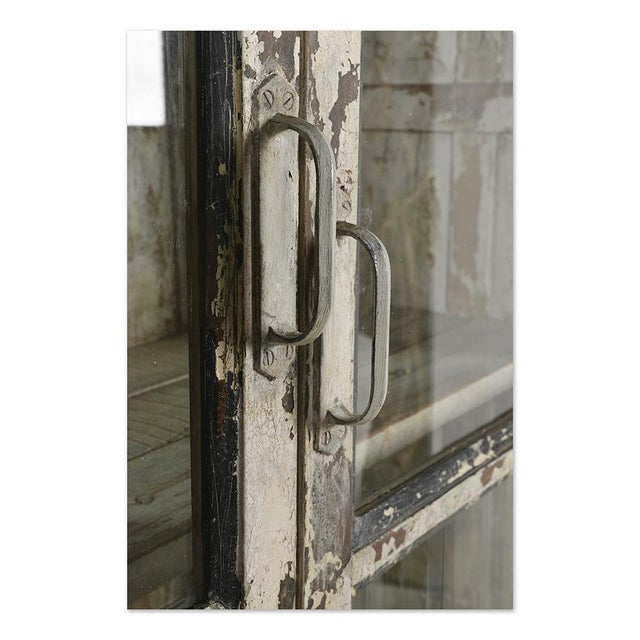 Vintage Patinated Wooden Cabinet For Sale - Image 5 of 7