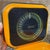 Vintage Swedish Orange Kitchen Scale for Wall Mounting from EKS For Sale - Image 10 of 11
