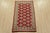 Tribal Bokhara Jaldar Rug 2’7” X 4’3” Red Wool Tribal Hand-Knotted Oriental Carpet For Sale - Image 3 of 11