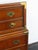 Brown Lexington Furniture Hollywood Regency Campaign Tall Chest of Drawers 6637 For Sale - Image 8 of 18