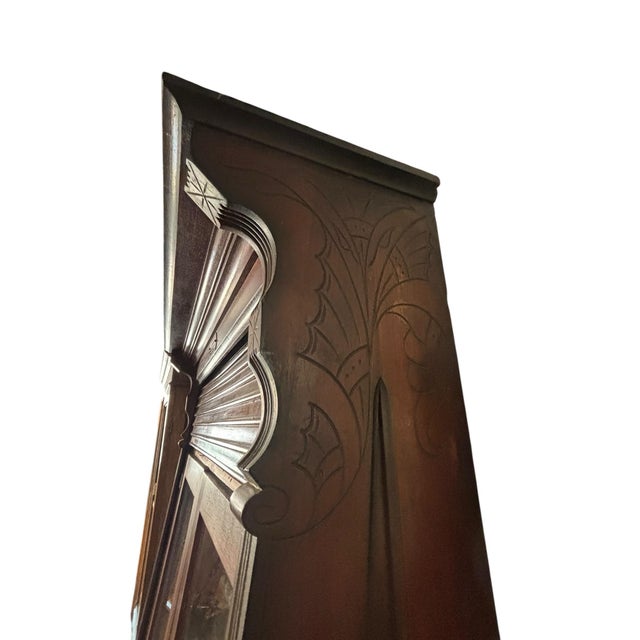 Early 20th Century Antique j.m.w Jones Chicago Mahogany Tambour 2-Door Office Cabinet, Circa 1900 For Sale - Image 5 of 12