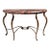 Vintage Maitland Smith Tessellated Coconut Shell Console Table For Sale