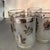 These are gorgeous 2.75 inch tumblers. They are frosted with silver leaf foliage. These are magnificent. These have...