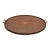 Antique English Oval Mahogany Inlaid Butler Tray For Sale