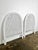 Mid-Century Modern Vintage Arched Woven Rattan Twin Headboards- A Pair For Sale - Image 3 of 10