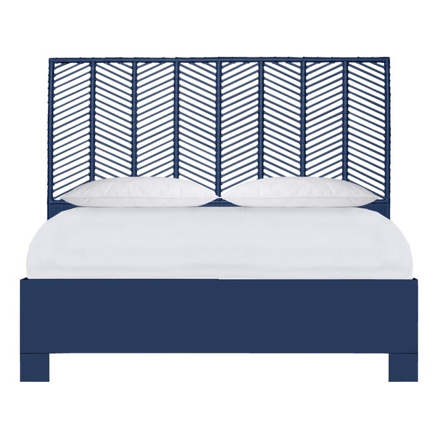Liam Standard Bed King - Navy For Sale