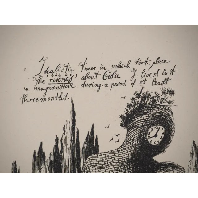 Salvador DALI, Tour for Gala, Engraving For Sale - Image 5 of 6