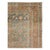 Rustic Early 20th Century Handmade Persian Mahal Room Size Carpet in Rust and Seafoam For Sale - Image 3 of 10