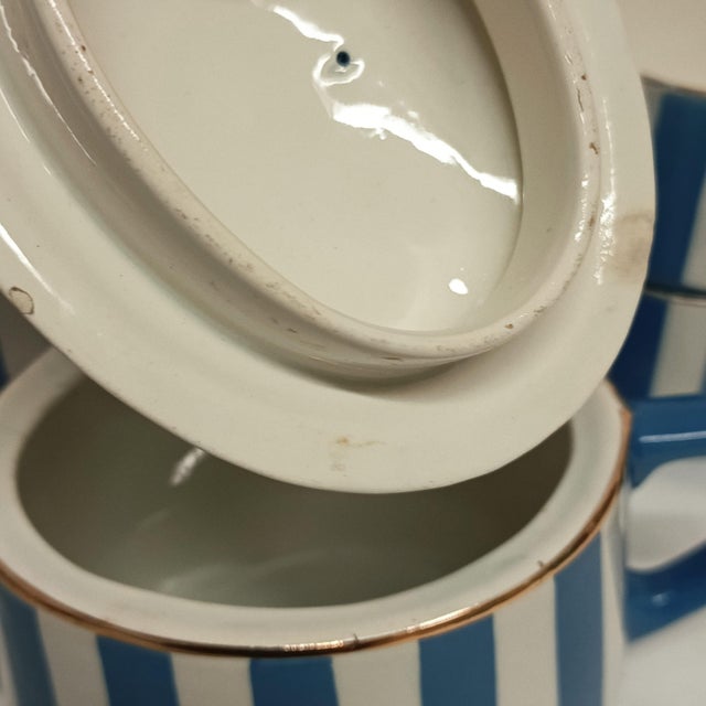 Fox Trott Tea Service by Sarreguemines, France, 1930s, Set of 6 For Sale - Image 13 of 18