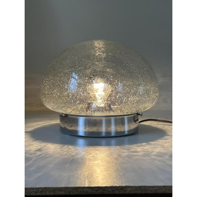 Vintage Glass Table Lamp, 1970s For Sale - Image 4 of 18
