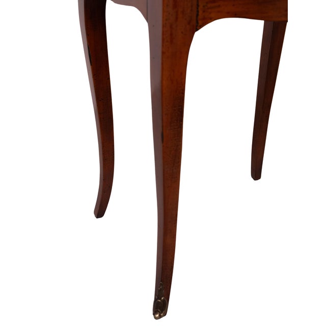 Antique Nightstands in Wood and Nutwood, France, 1950s, Set of 2 For Sale - Image 6 of 12