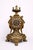 Antique Baroque Napoleon III Style Clock with Raised Decorative Motifs For Sale - Image 4 of 4
