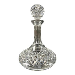 Waterford Crystal Ship Captain Decanter W/ Stopper For Sale