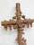 Antique Cast Iron Virgin Mary Cross with Roses, 1890s For Sale - Image 3 of 4