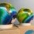 A special Japanese set of two educational climate globes, created to visualise seasonal differences in climate and ocean...