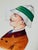 A wonderfully charming hand-painted sailor portrait, full of personality, character, and old-world whimsy. This dapper...