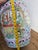 Vintage Chinese Hand-Painted Porcelain Garden Stool / Drum Stool With Floral & Figural Motif For Sale - Image 9 of 9