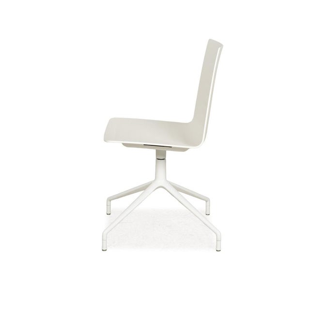 White Plastic Chairs from Andreu World, Set of 6 For Sale - Image 10 of 12
