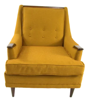 1960s Kroehler Mid Century Low Back Arm Chair
