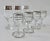 Dorothy Thorpe Vintage MCM Dorothy Thorpe & Italian Silver Tiered and Rimmed Glass Cordials (Asst..)- 7 Pieces For Sale - Image 4 of 10