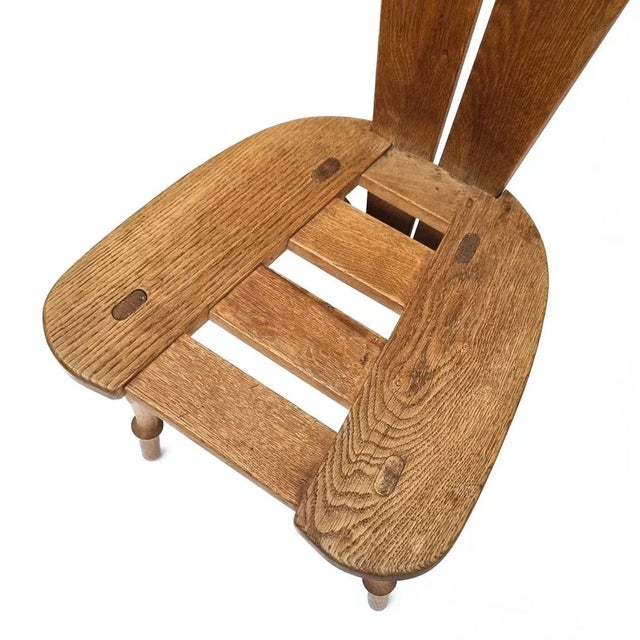 Brutalist Cafe Dining Chairs, Belgium, 1960s, Set of 3 For Sale - Image 6 of 10