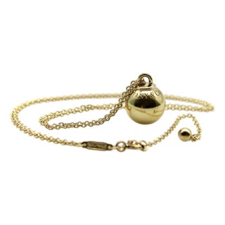 Tiffany & Co. 18k Gold Ball HardWear Pendant Necklace For Sale