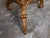 Italian Carved Giltwood Side Table With Slate Top, Shelf and Floral Motifs For Sale - Image 10 of 12