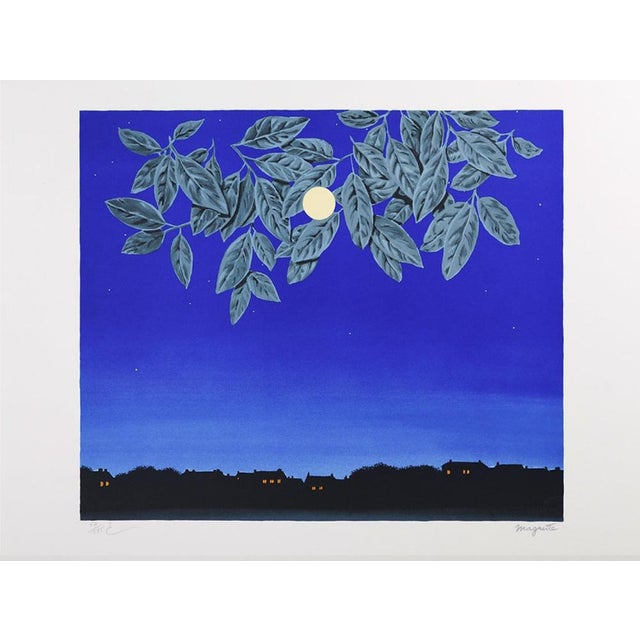 René magritte (after) the blank page lithograph, numbered in pencil on 100% cotton rag paper, bfk rives, 300 g/m²...