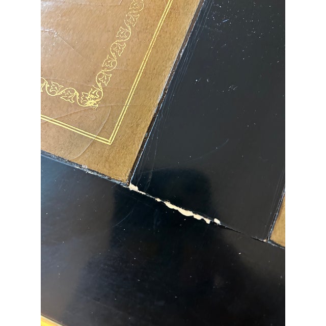 Vintage Drexel Heritage Grand Palais 67" Executive Desk – French Provincial Louis XV Style For Sale - Image 9 of 17