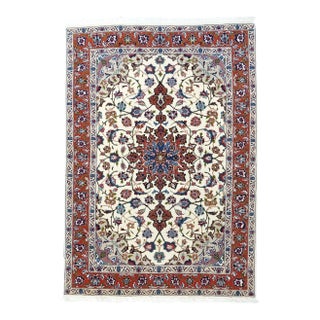 Vintage Persian Tabriz Rug 3'5'' X 5'2'' For Sale