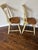 Pair of 1975 Ethan Allen Stenciled Thumb Back Windsor Dining Chairs For Sale In Denver - Image 6 of 12