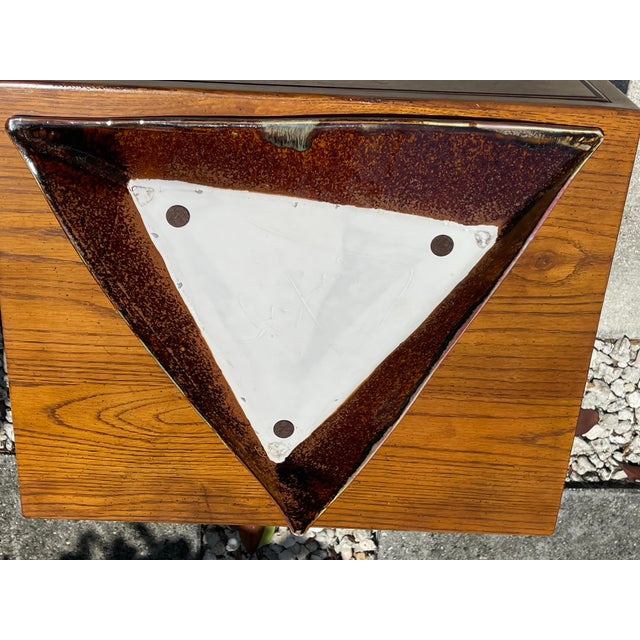 Vintage Oversized Signed Studio Art Pottery Centerpiece For Sale - Image 9 of 10